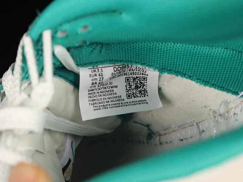 All Categories Nk SB Dunk Series Nk SB Dunk Low Low-top sneakers Foreign trade version Nk SB Dunk Low "85" Gray-green double hook SB low-top sports and leisure sneakers DO9457-101